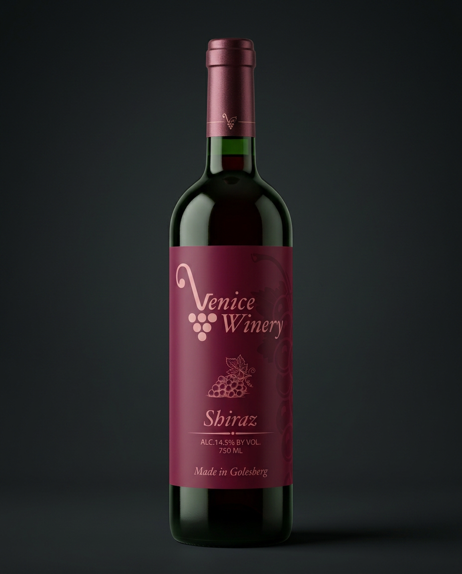 Shiraz bottle