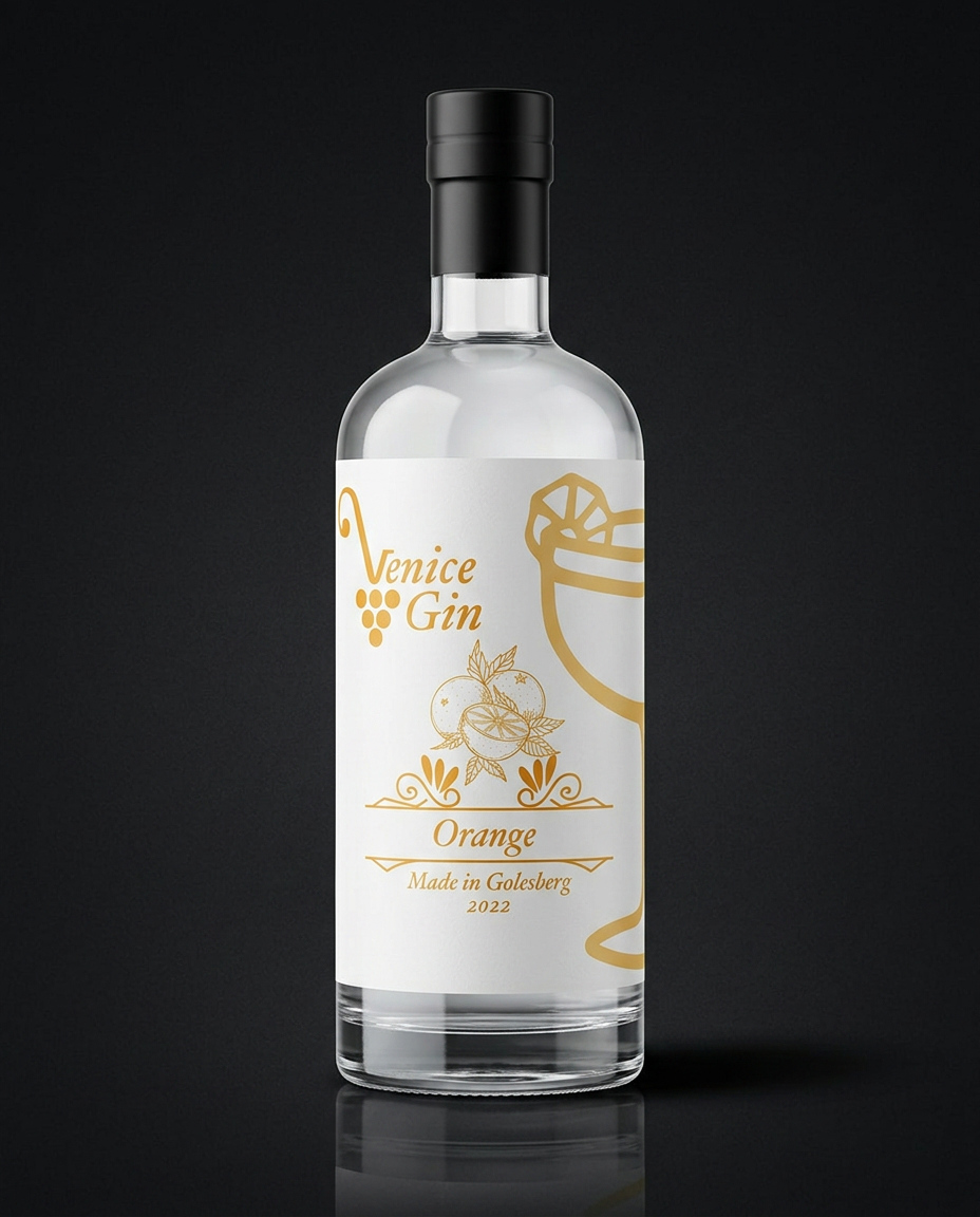 Venice Gin — Orange & Lime bottle